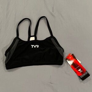 TYR Black Performance Sports Bra